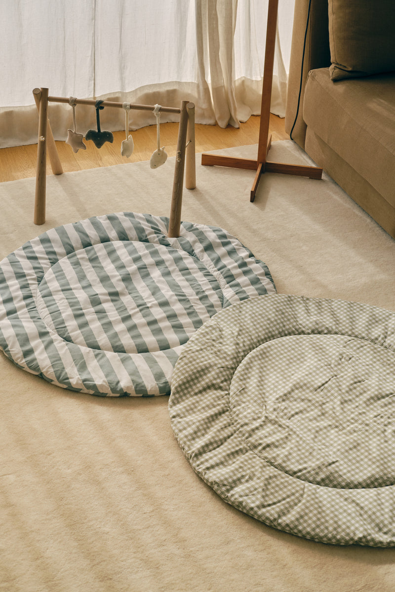 Rounded CRAWLING BLANKET - MINT TEA