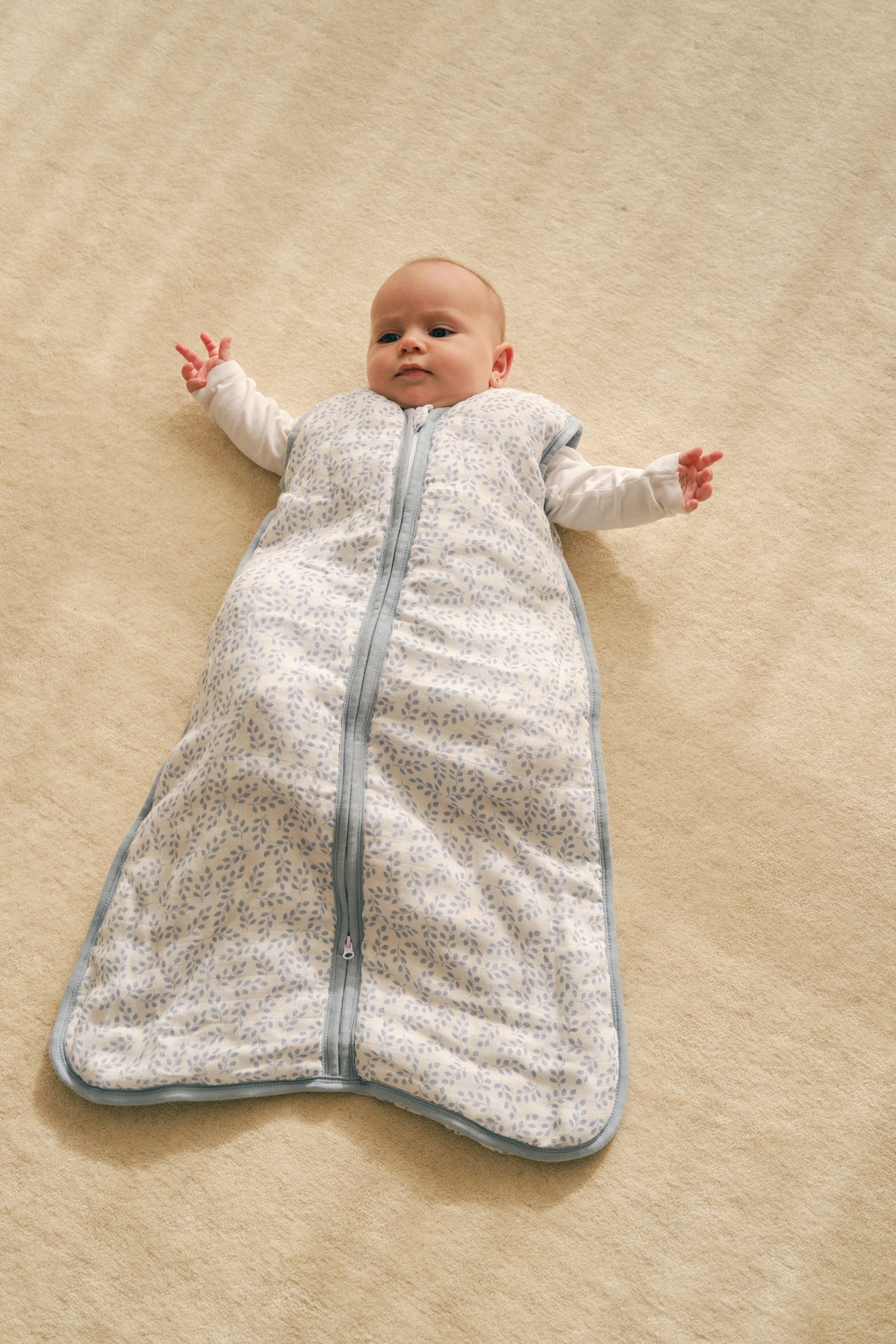 Baby sleeping bag - Cotton muslin - Zen Garden - TOG 2.5