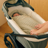 Walking pack Mint Tea (products): Carricot footmuff + shopper bag + changing mat + travel bag