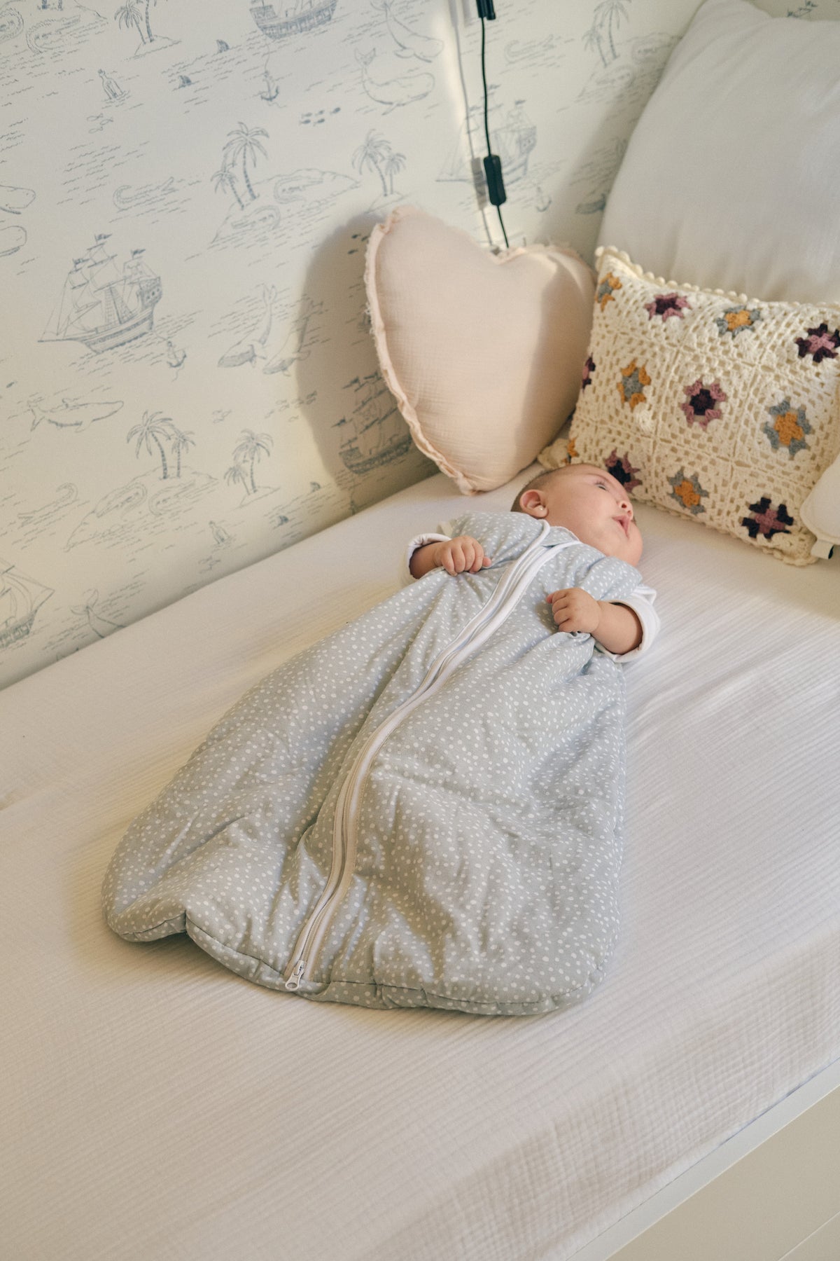 Saco de dormir bebé - Grey Print - TOG 2.5