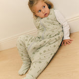 Pijama manta con calcetines antideslizantes - Botany Green - TOG 2.5
