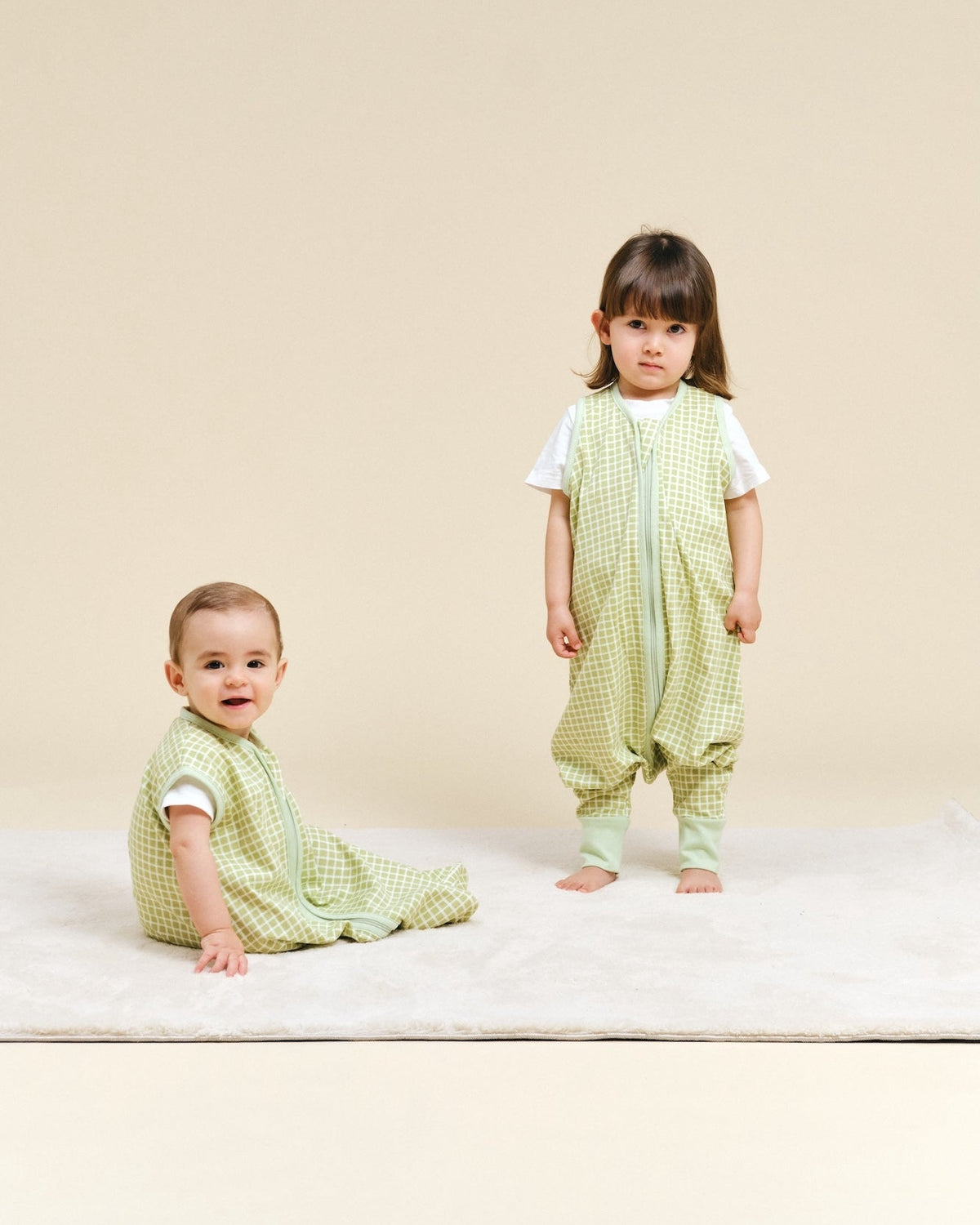 Baby sleeping bag - Pistacchio - TOG 0.5