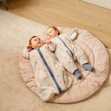 Rounded crawling blanket - Peony