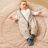 Rounded crawling blanket - Peony