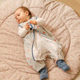 Sleeping jumpsuit with socks - Mushrooms - TOG 1
