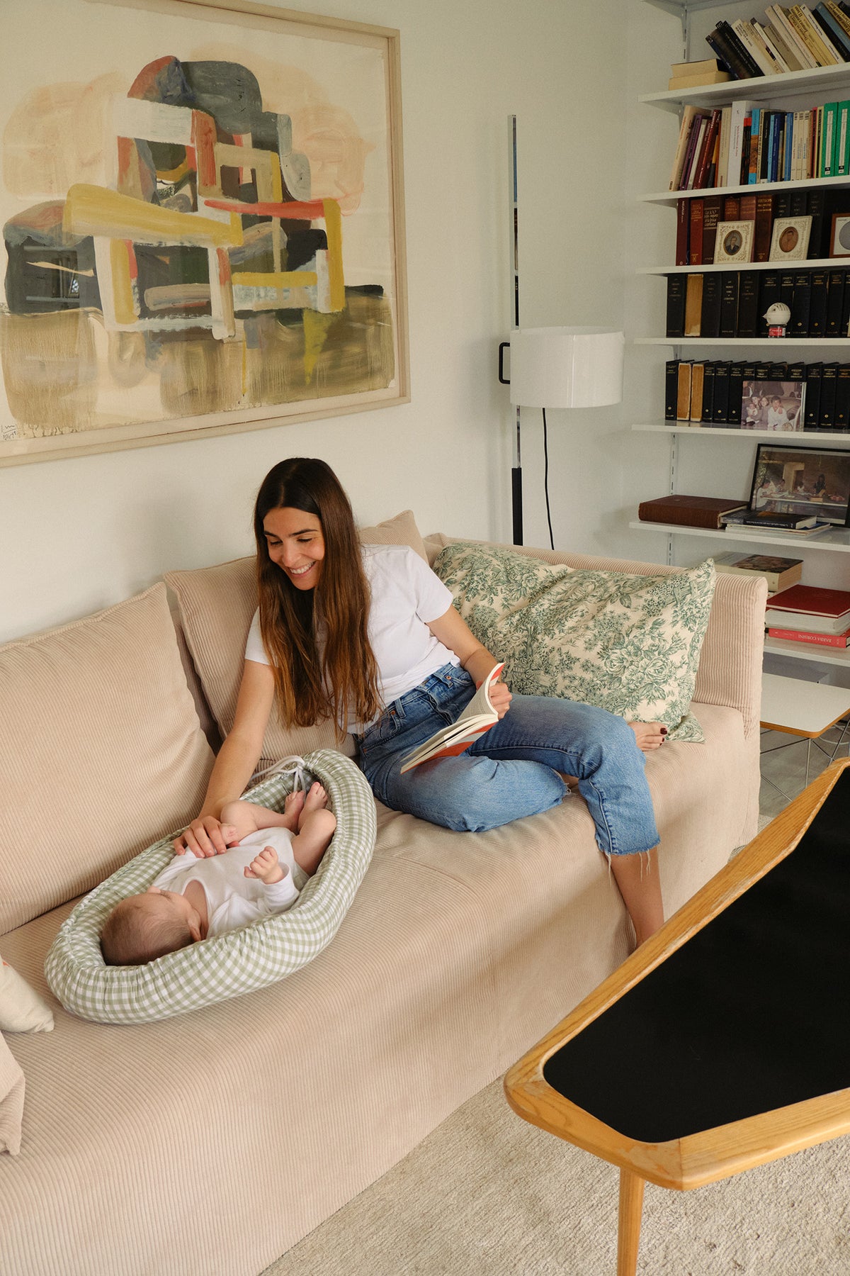 Mint Tea Pack (3 products): baby nest + crawling mat + TOG 2.5 sleeping bag