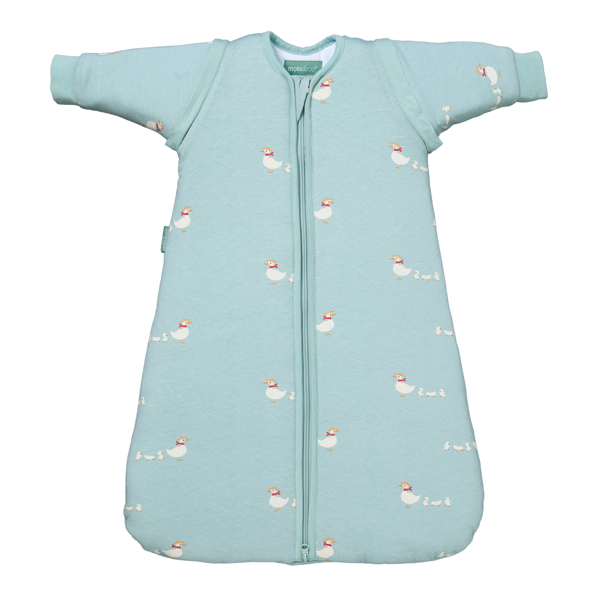Baby sleeping bag with sleeves - Duck Family - TOG 2.5