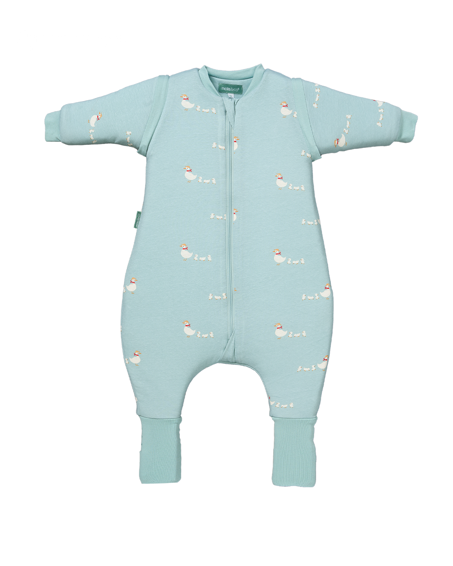 Schlafsack mit Ärmeln und rutschfesten Socken –  Duck Family – TOG 2.5