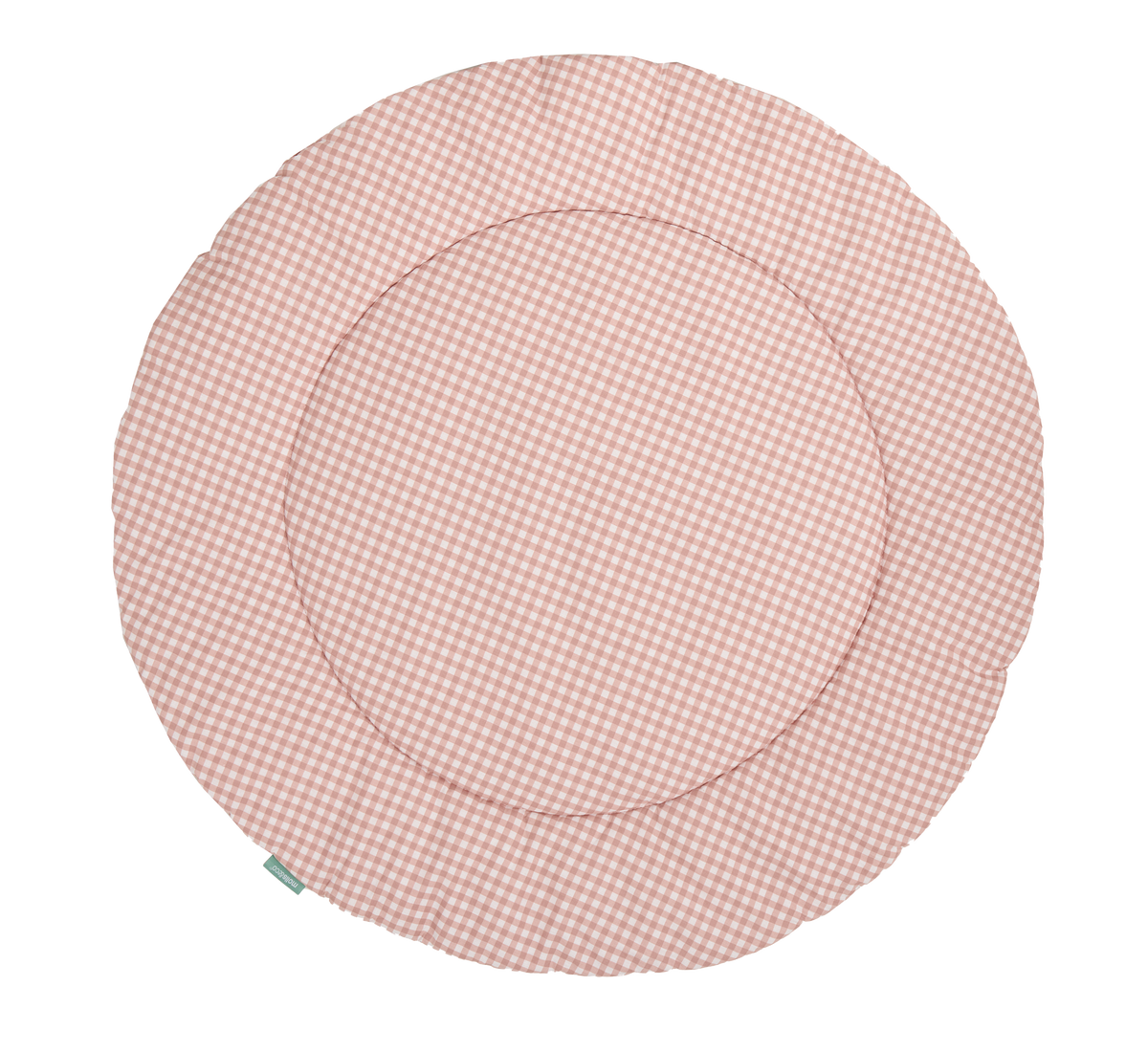 Alfombra redonda para bebé - Dusty Rose