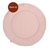 Rounded crawling mat - Dusty Rose