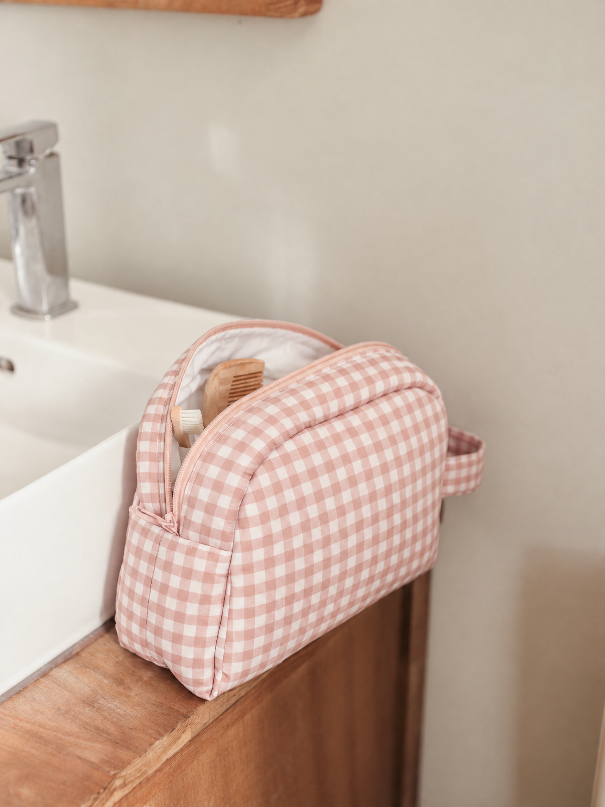 Travel toiletry bag - Dusty Rose