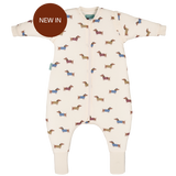 Sacco nanna con piedini e maniche e calzini antiscivolo - Fancy Teckels - TOG 2.5