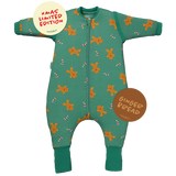 Sacco nanna con piedini, maniche e calzini antiscivolo - Gingerbread - TOG 2.5