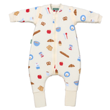 Sleeping jumpsuit with sleeves and socks -Good morning - TOG 1