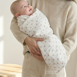 Muslin bamboo blanket - Tiny Flowers