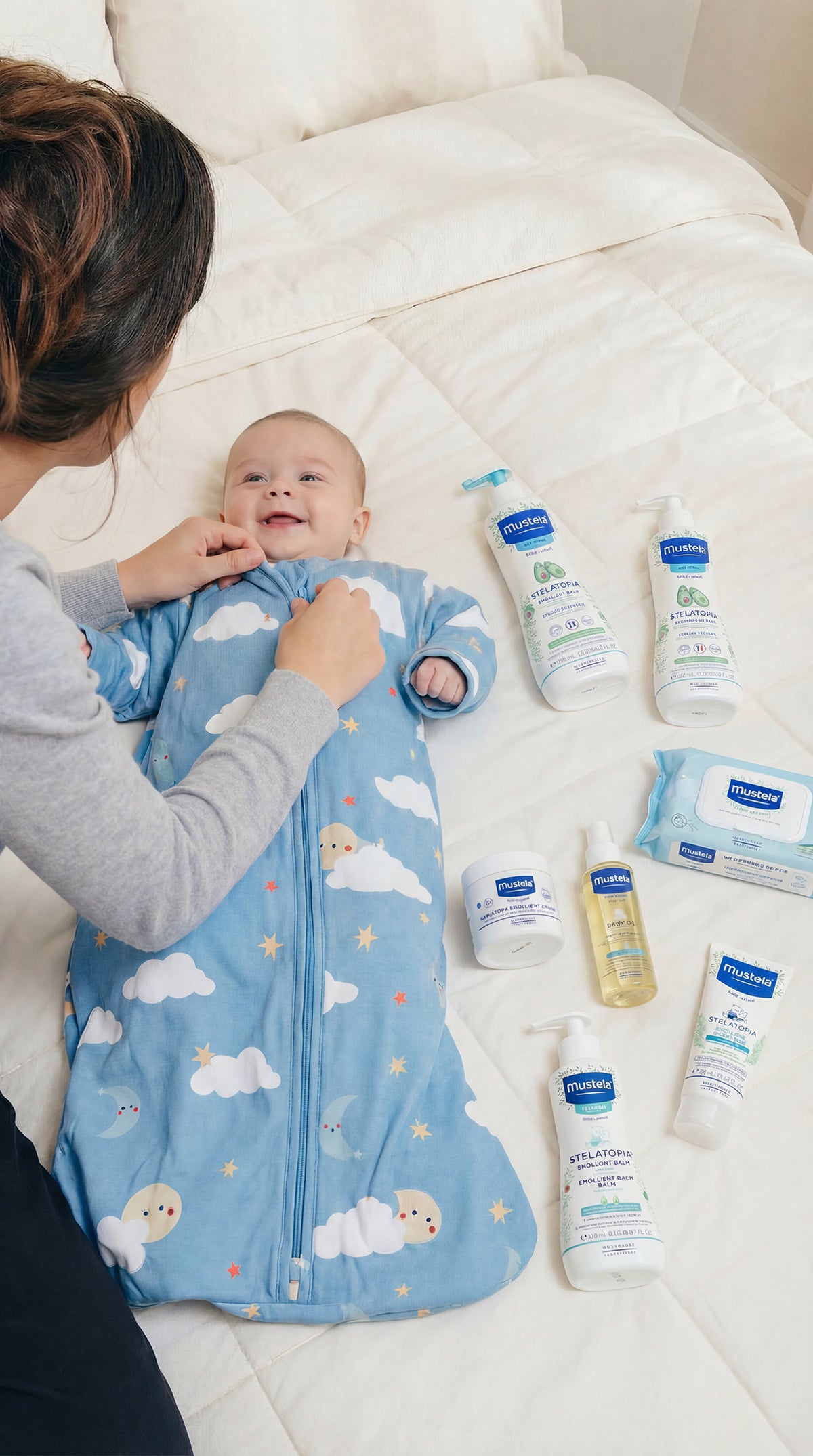 Travel toiletry bag - Mint Tea