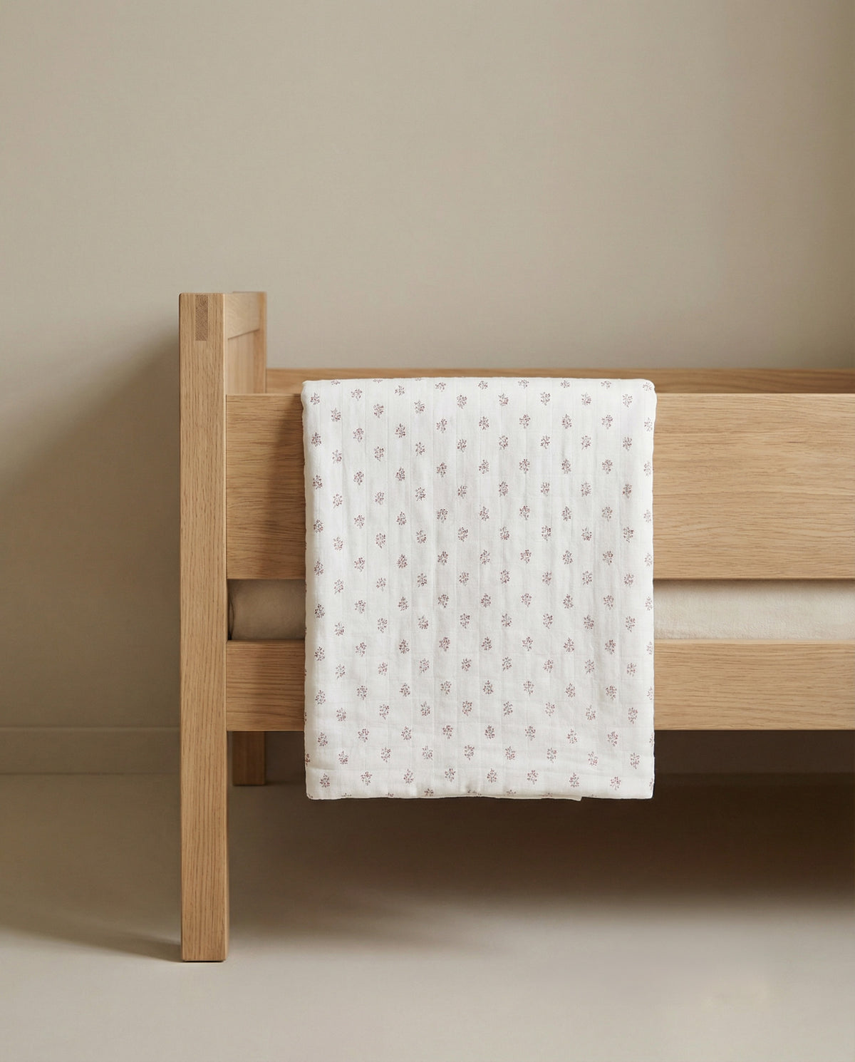 Muslin bamboo blanket - Tiny Flowers