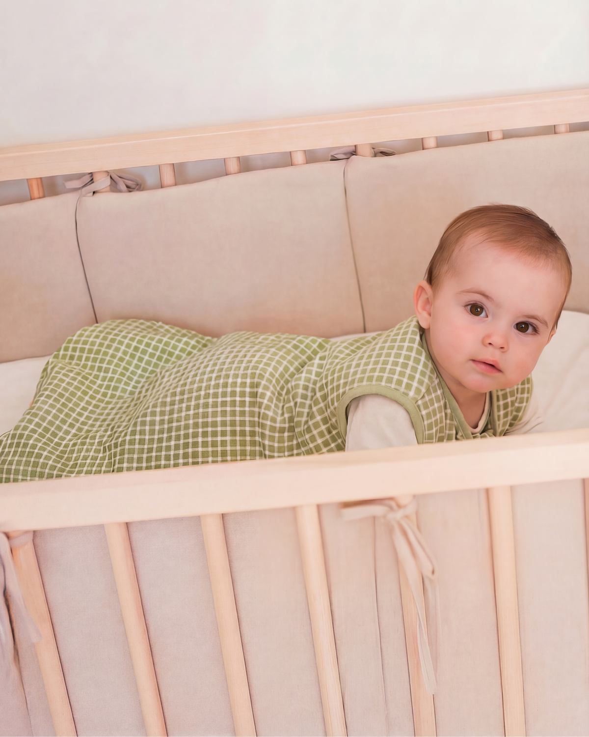 Baby sleeping bag - Pistacchio - TOG 0.5