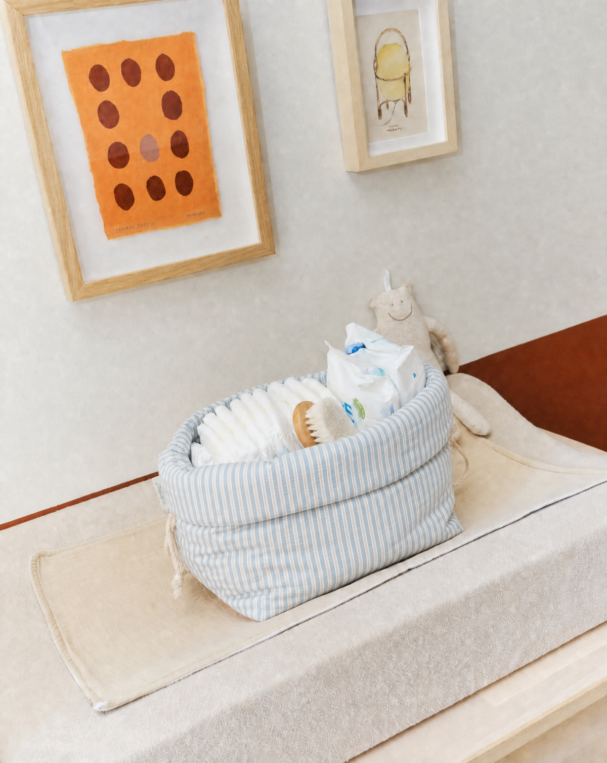 Baby organizer - Blue Stripes