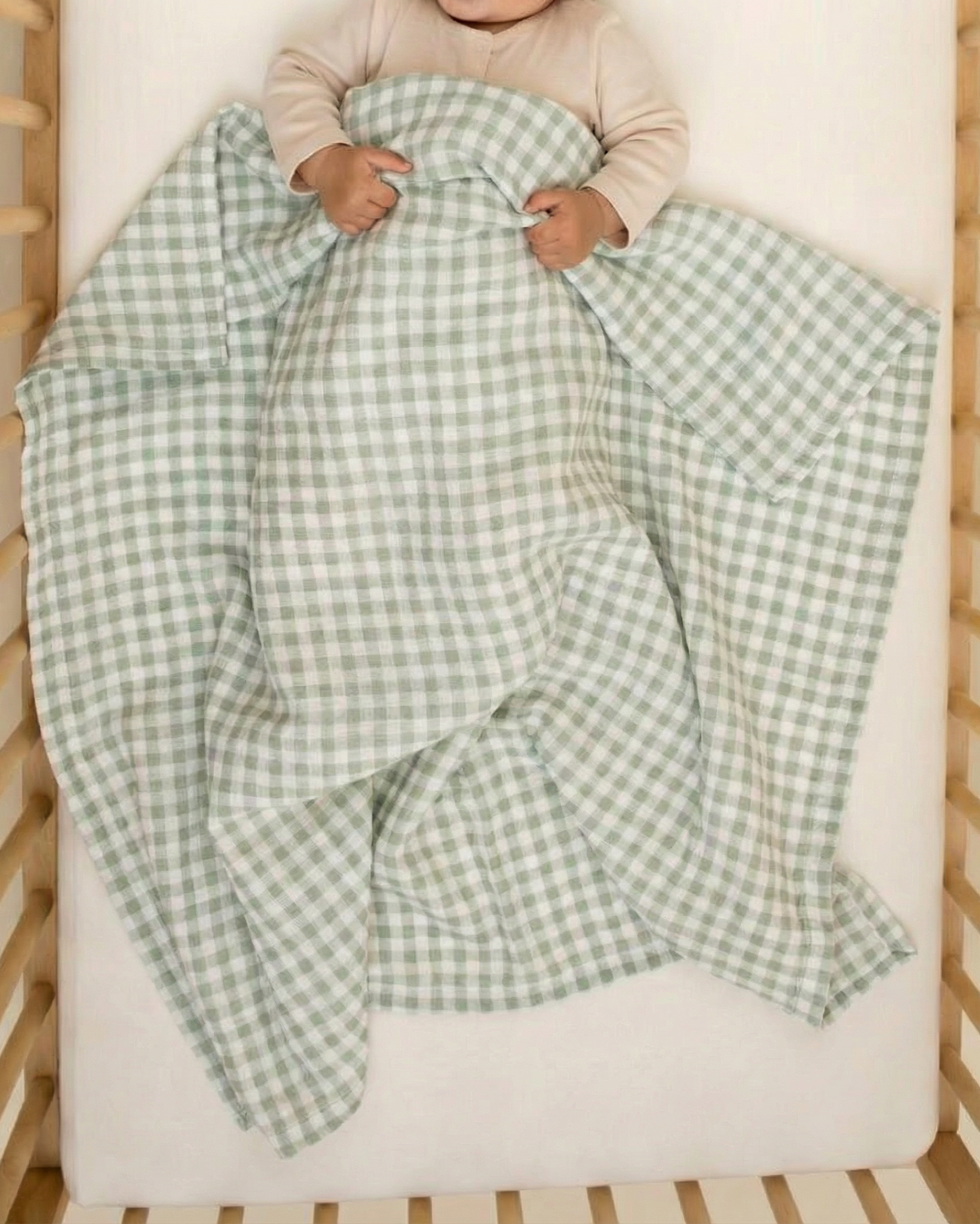 Muslin bamboo blanket - Mercury