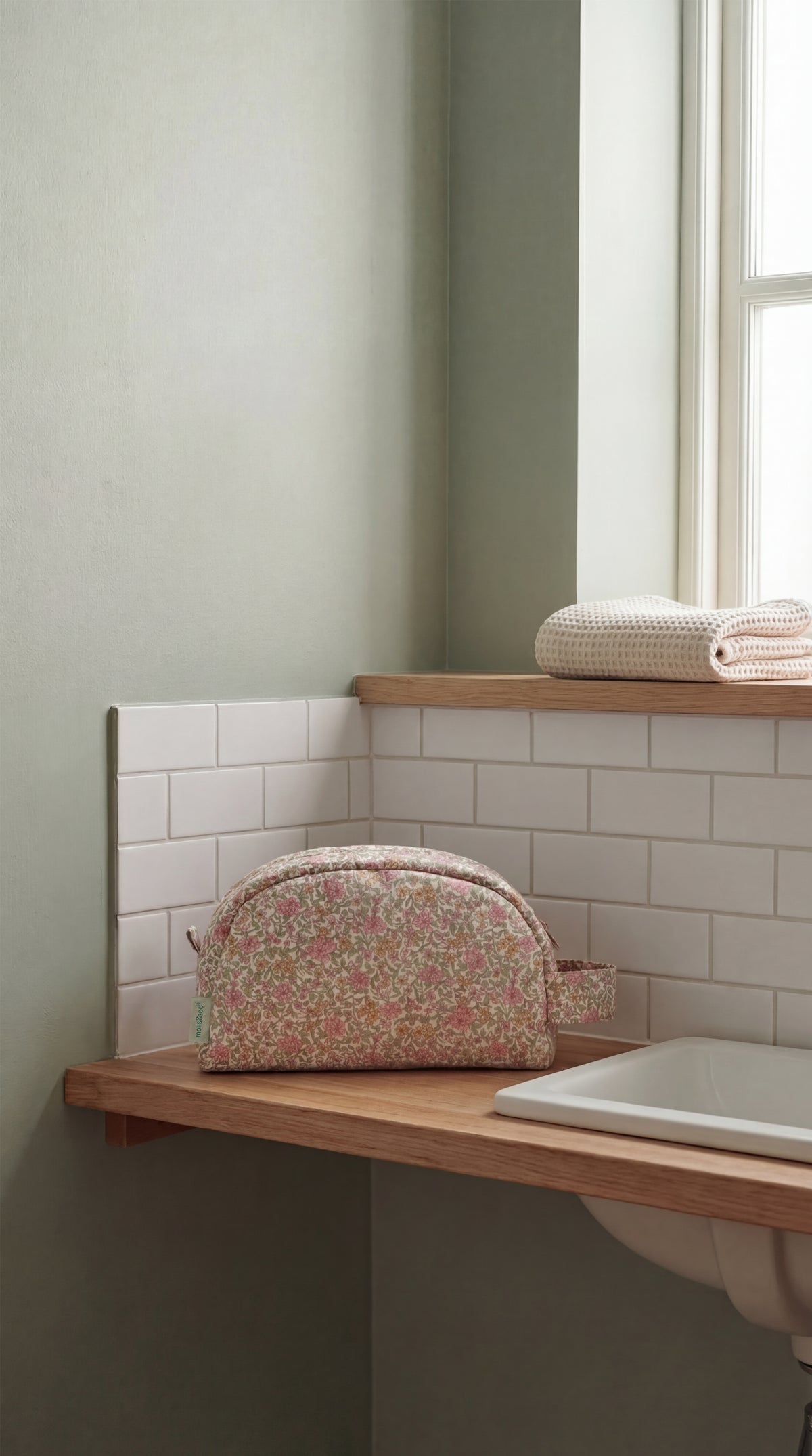 Toiletry bag - Teddy Mocca