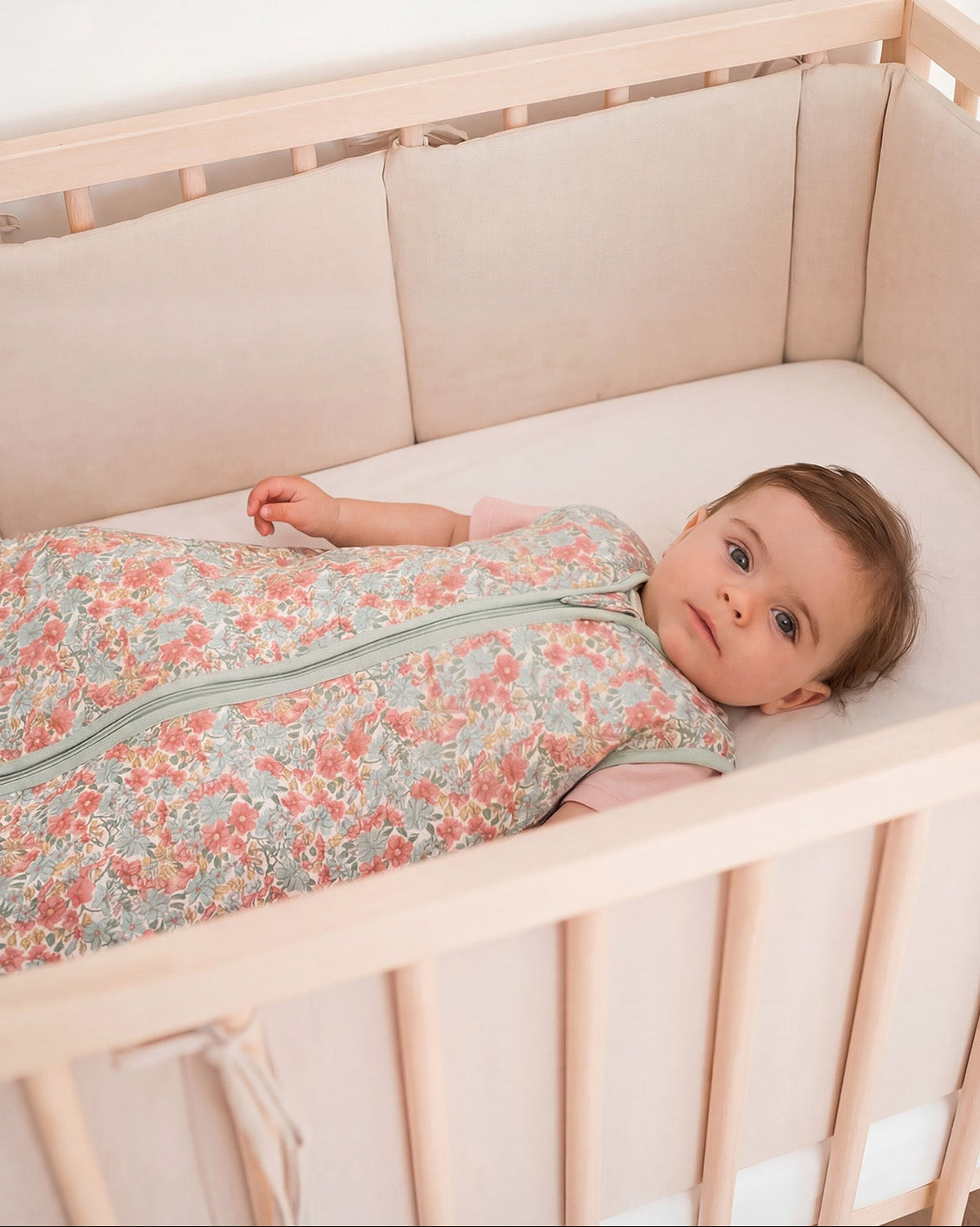 Baby sleeping bag - Summer Bloom - TOG 0.5