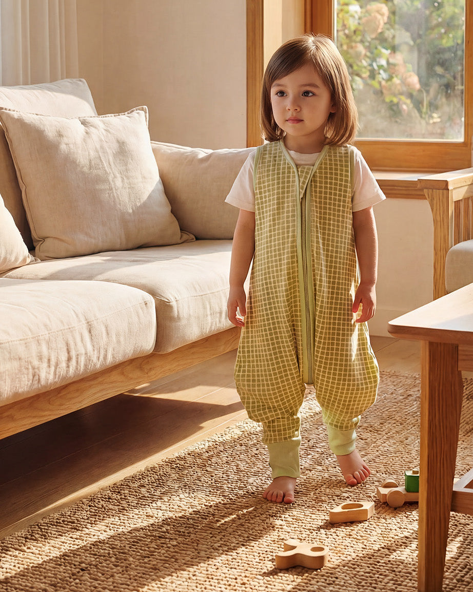 Sleeping jumpsuit - Pistacchio - TOG 0.5