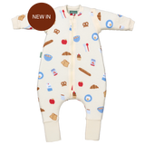 Sleeping jumpsuit with sleeves and socks -Good morning - TOG 1