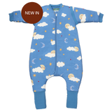Sleeping jumpsuit with sleeves and socks - Good night  - TOG 1