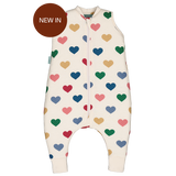 Sleeping jumpsuit - Hearts - TOG 2.5