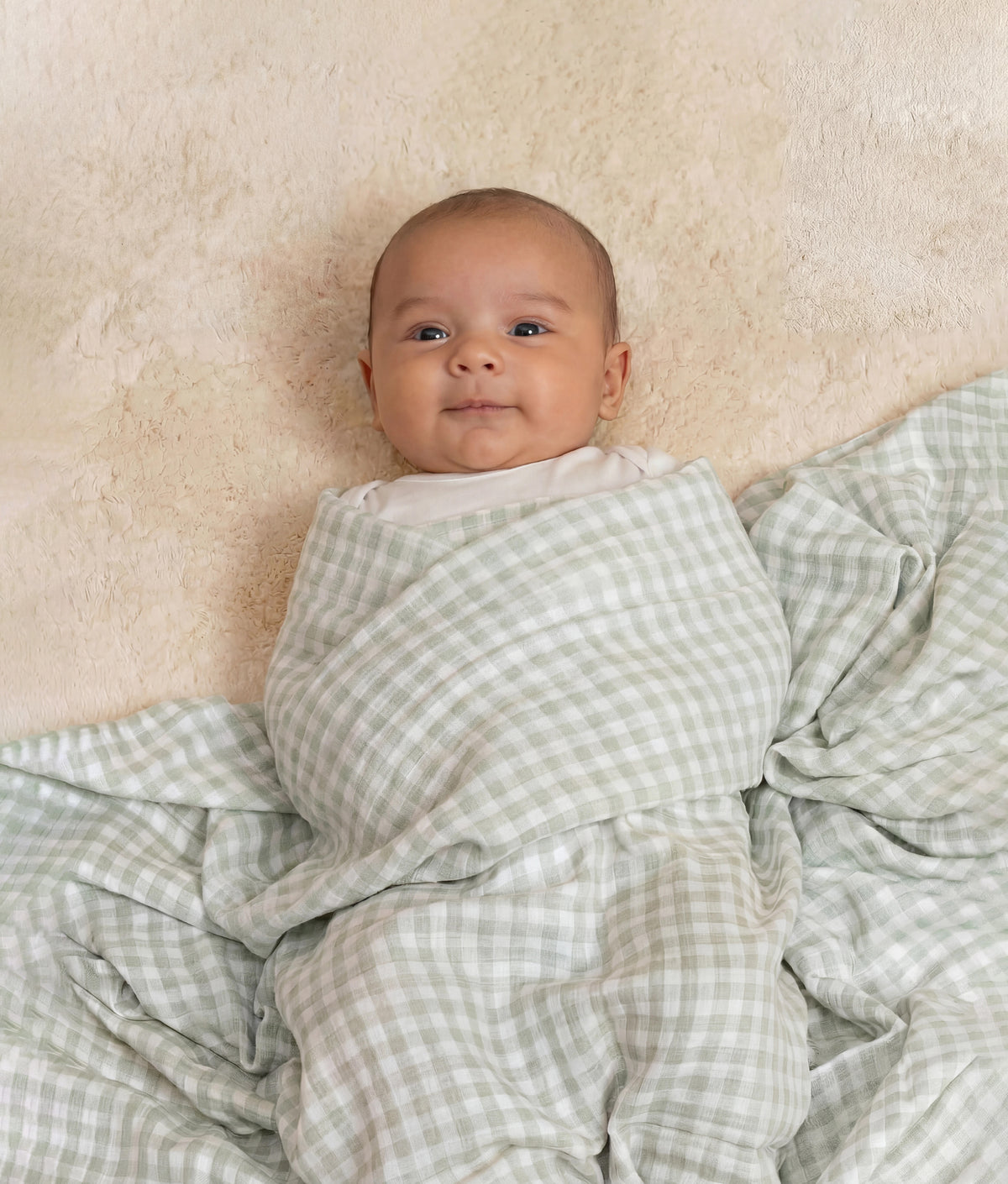 Muslin bamboo blanket - Mercury