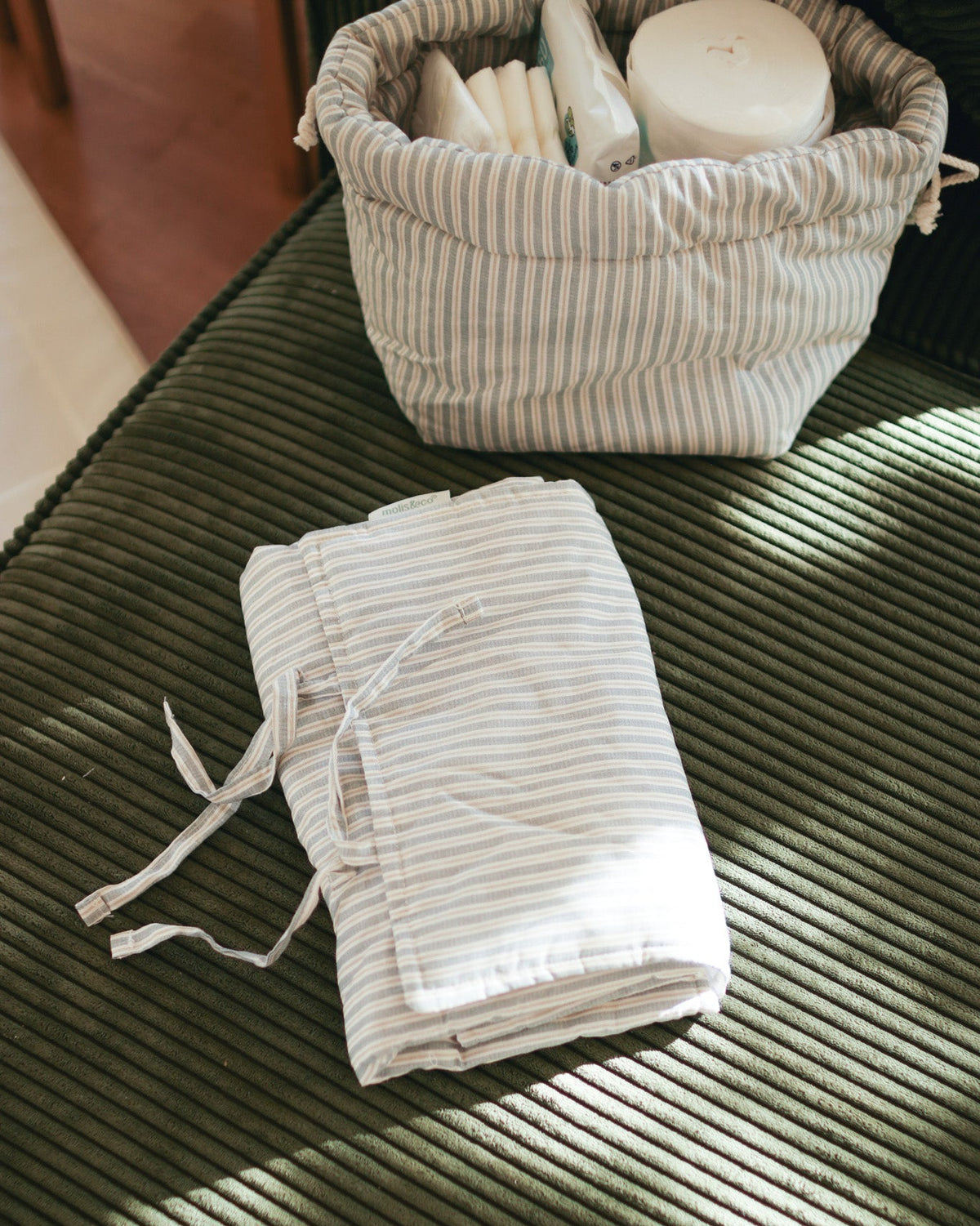 Baby organizer - Blue Stripes