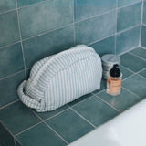 Travel toiletry bag - Blue Stripes