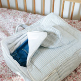 Kids travel bag – Blue Stripes