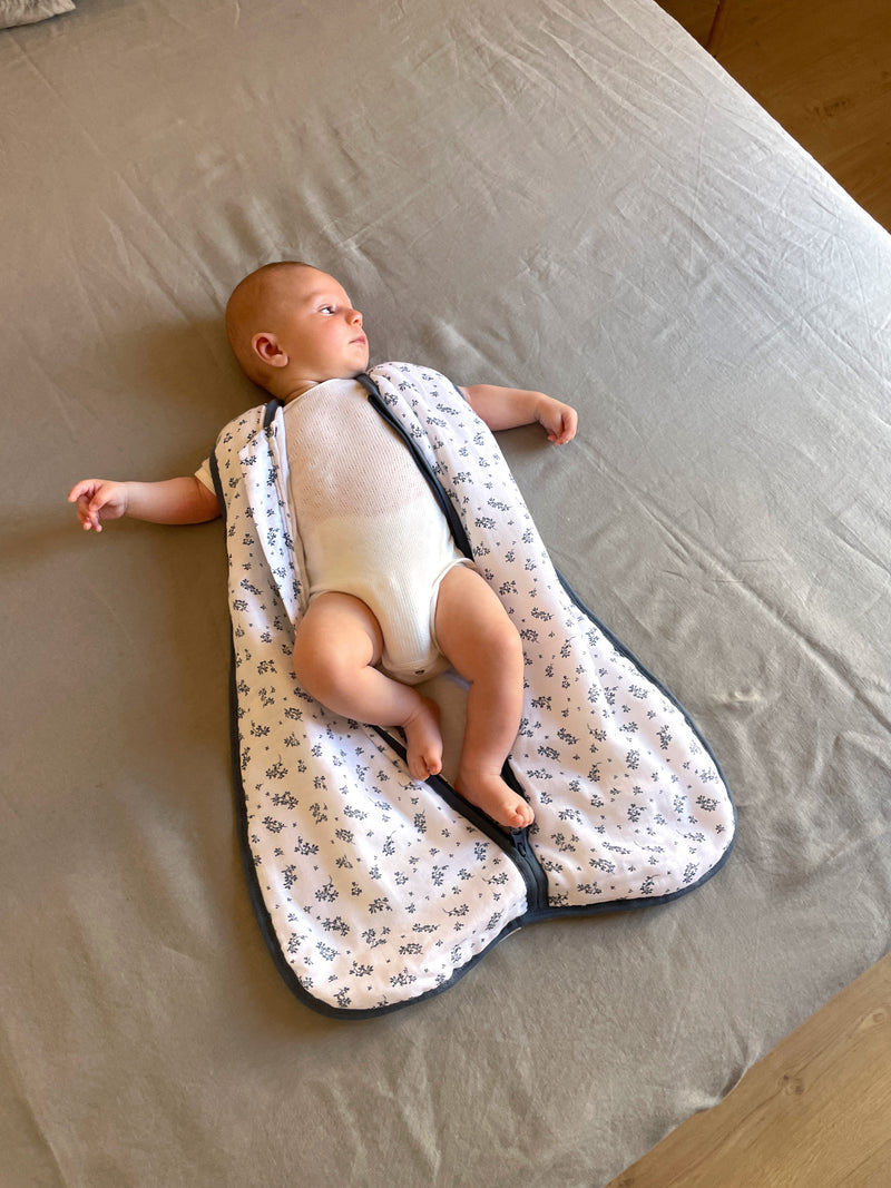 BABY SLEEPING BAG OCEAN TOG 1 COTTON MUSLIN molisandco