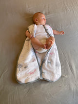 BABY SLEEPING BAG - FOREST - TOG 2.5 - COTTON MUSLIN