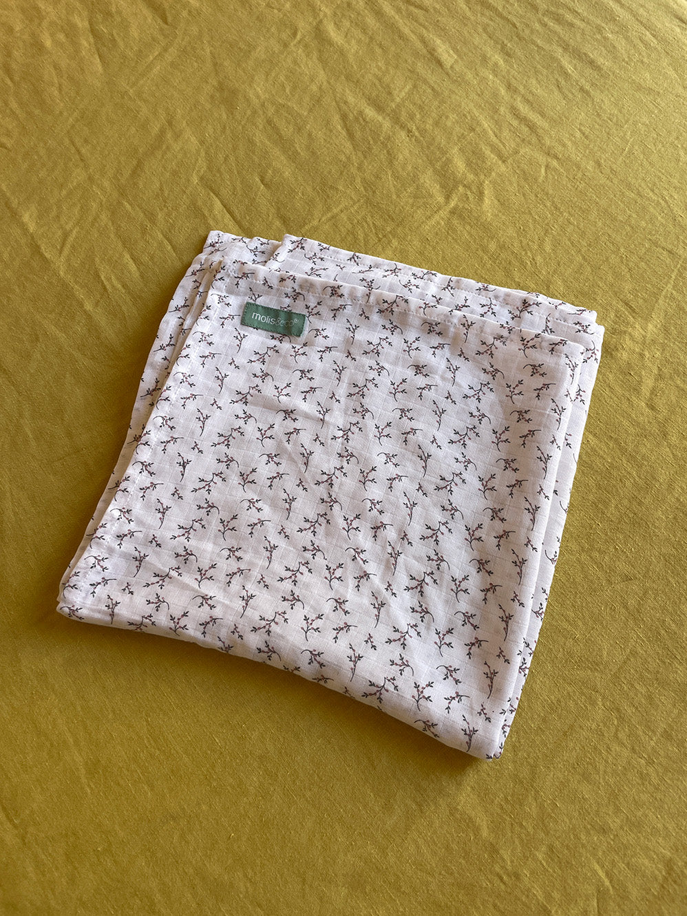Coperta in mussola di cotone - Floral Pink