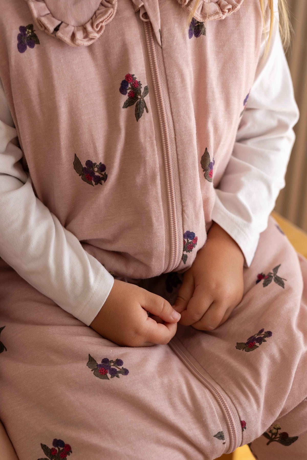 Sleeping jumpsuit - Winter Flowers - TOG 2.5
