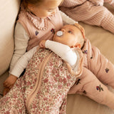 Baby sleeping bag with sleeves - Winter Commelina - TOG 2.5