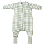 Sleeping jumpsuit with sleeves and socks - Mint Tea - TOG 2.5