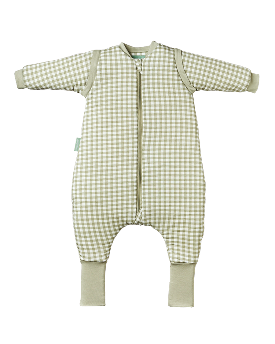 Sacco nanna con piedini, maniche e calzini antiscivolo - Mint Tea - TOG 2.5