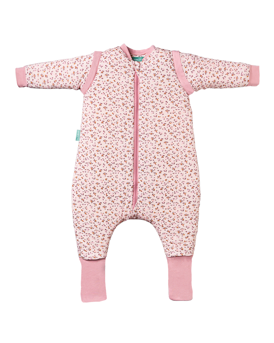 Schlafsack mit Ärmeln und rutschfesten Socken  – Misty Rose – TOG 2.5