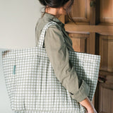 Walking pack Mint Tea (products): Carricot footmuff + shopper bag + changing mat + travel bag