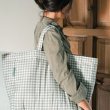 Set Shopper Bag & Beauty Case da Viaggio Mint Tea (2 pezzi)