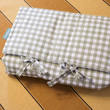 Pack Mint Tea (4 products): Changing mat + newborn nest + organizer + muslin cotton blanket