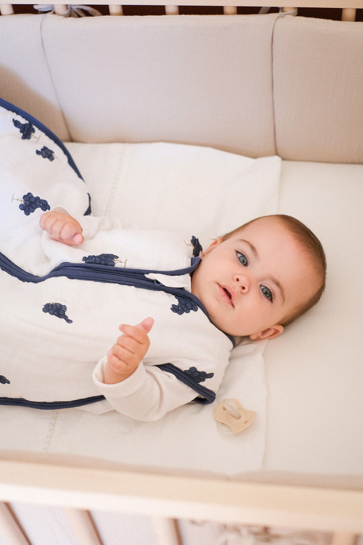 Babyschlafsack - Bambus Musselin - Grapes - TOG 2.5