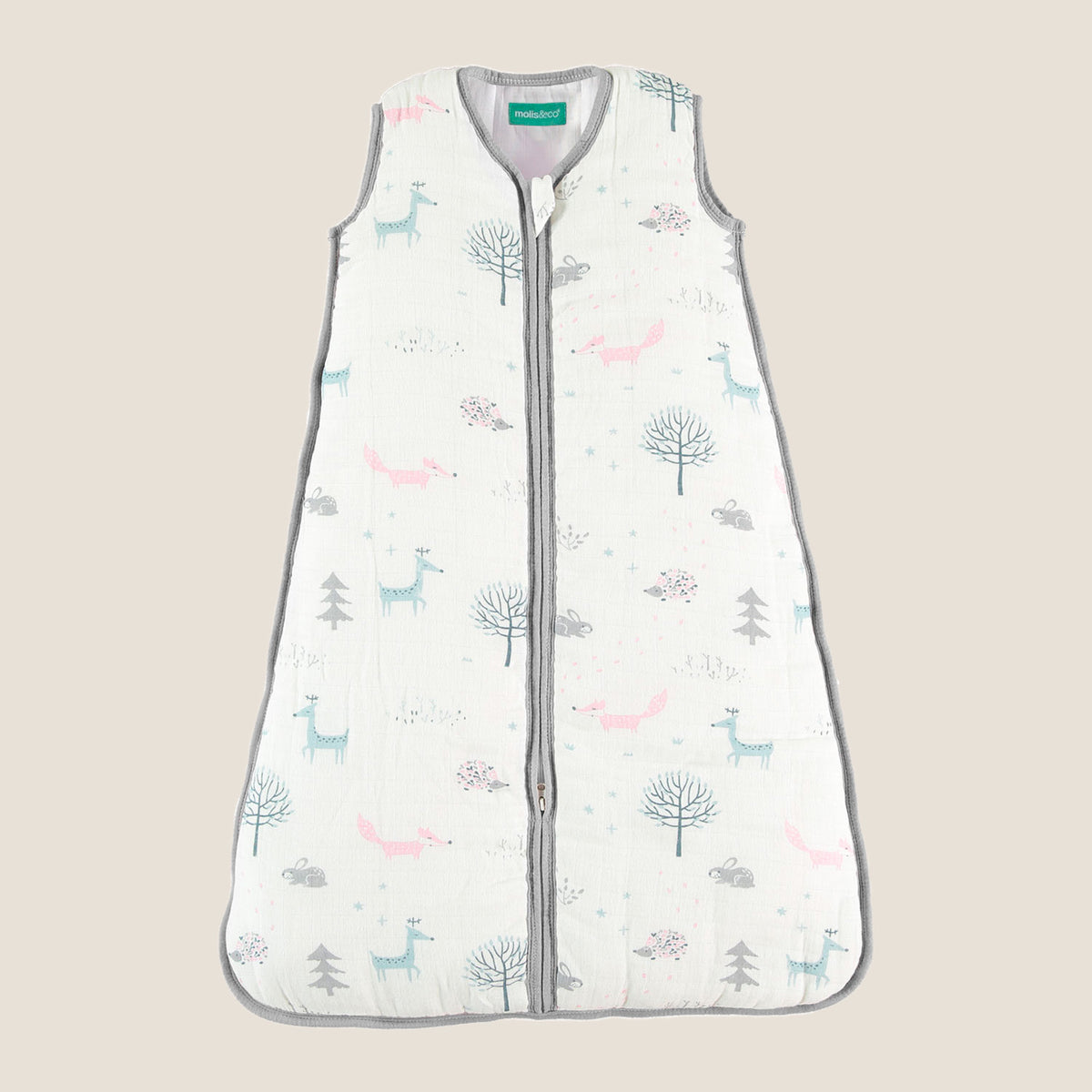 Saco de dormir bebé - Muselina de algodón - Forest - TOG 2.5