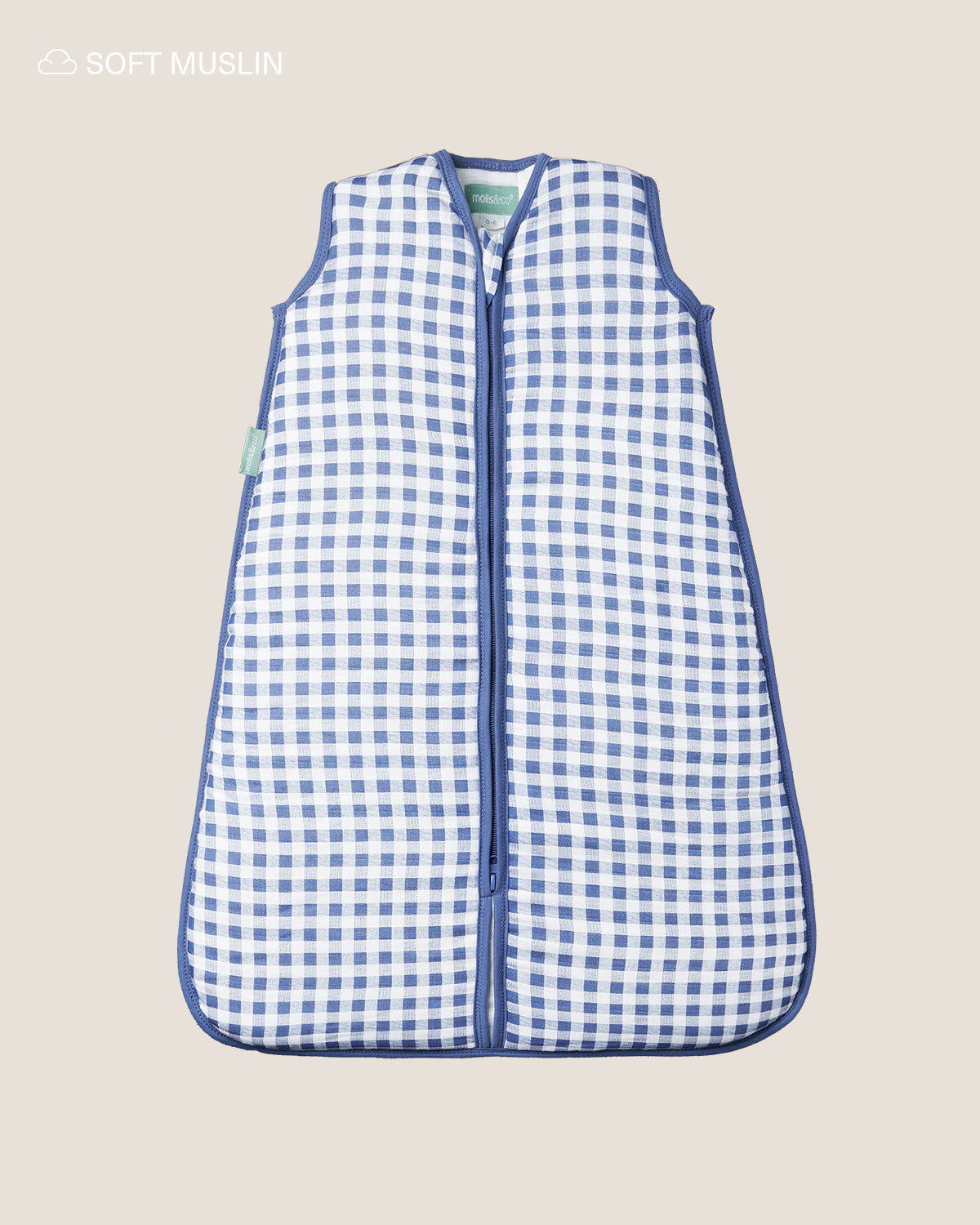 Saco de dormir bebé - Muselina de algodón - Fjord - TOG 2.5