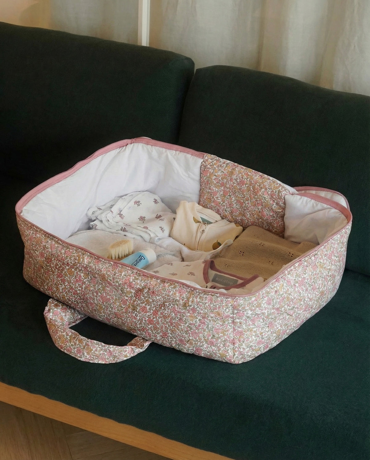 Reiseset: Bettdecke (TOG 1), Einkaufstasche & Reisekoffer Peony