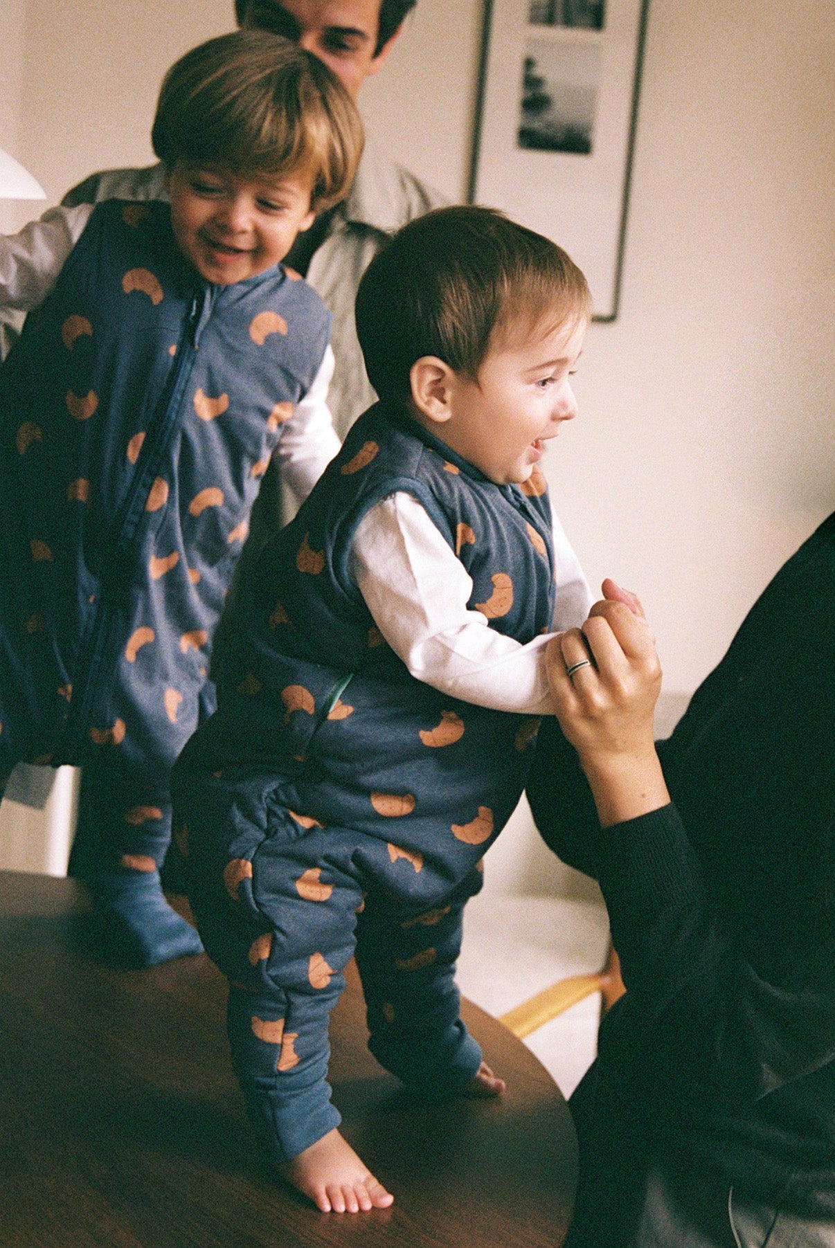 molis co schlafsack mit füßen Schlafsack mit Füßen für Babys ideal für den Winter. Croissants- TOG 2.5